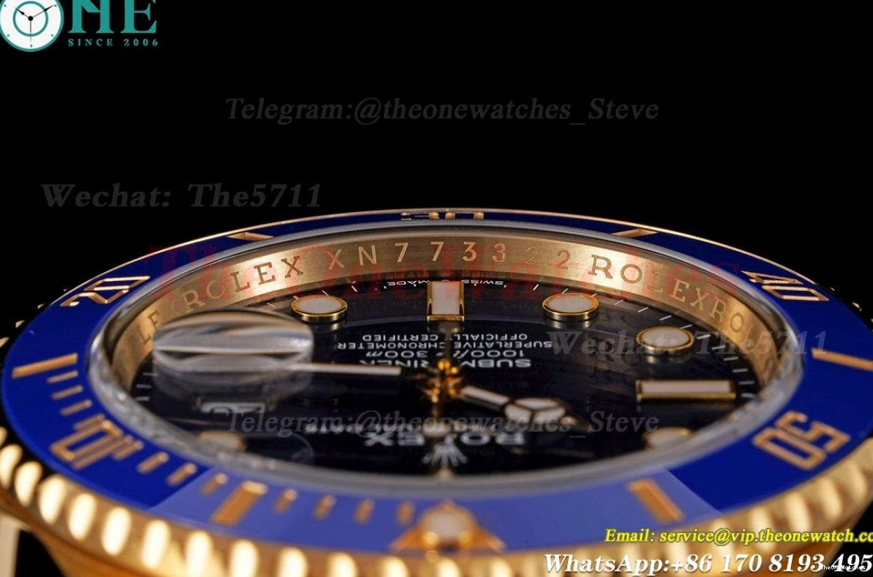 Dot VR3235 YG Submariner 41mm 126618LB Blue YG Clean 0115